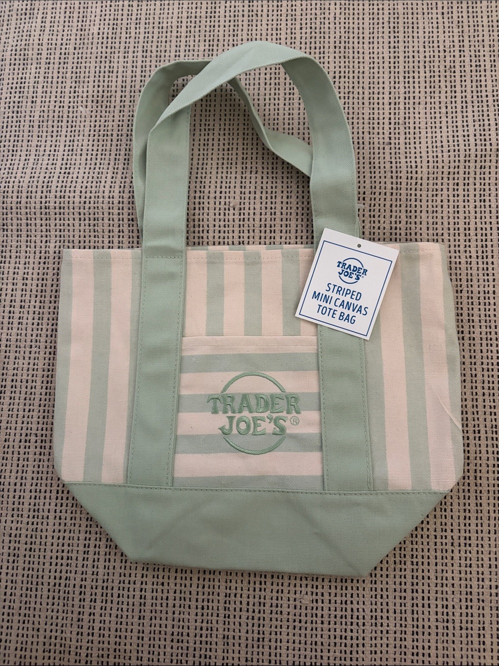 Trader Joe’s Striped Mini Tote